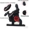 ZOOM New Road Bike Disc Brake Calipers Front Rear Hydraulic Brake Disc HB105 Line Pull Brake Oil 140/160mm Rotor Bicycl Brak Set
