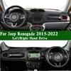 For Jeep Renegade Deserthawk BU B1 2015- Dashmat Dashboard Cover Trument Panel Pad Anti-Dirt Proof Dash Mat