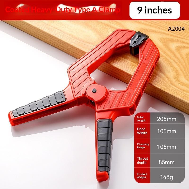 Heavy Duty Nylon Spring Clamp 6 Inch A Type Strong Grip Woodworking Clip for DIY Craft Furniture Repair Projects