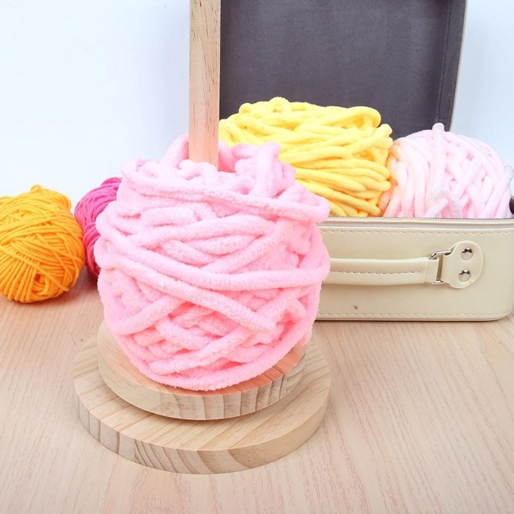 Wooden Wool Yarn Winding Axis Frame Detachable Yarn Holder Winding Machine  Knitting Crochet