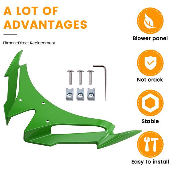 Fits 2024-25 Kawasaki NINJA500 SE Front Lip Canard Spoiler