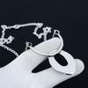 Schwarze Onyx Halskette, Schwarzer Onyx Edelstein, 925 Sterling Silber Halskette, Natürlicher Schwarzer Onyx Schmuck für Frauen, Schwarze Onyx Halskette für Geschenke