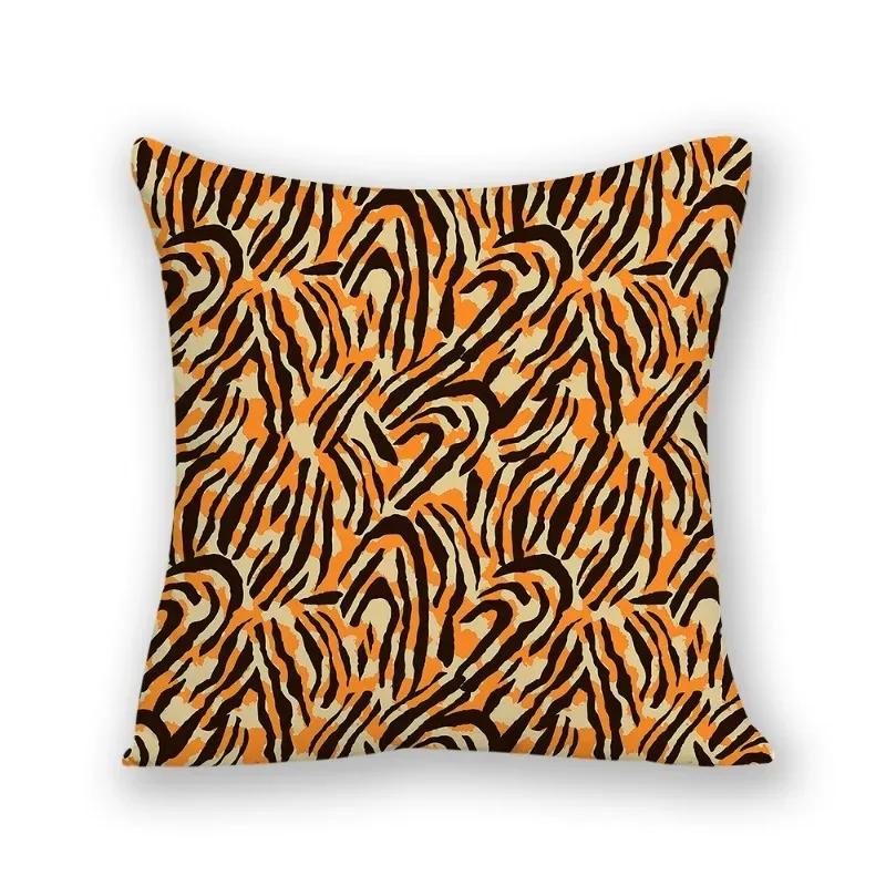 

Наволочка с леопардовым принтом Современный домашний декор Офисная наволочка Простой подарок Наволочка для диванной подушки 30x30cm бежевый