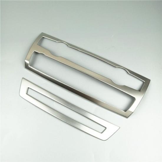 Car Center Console CD Frame Decoration Sticker Trim For BMW X5 E70 X6 E71