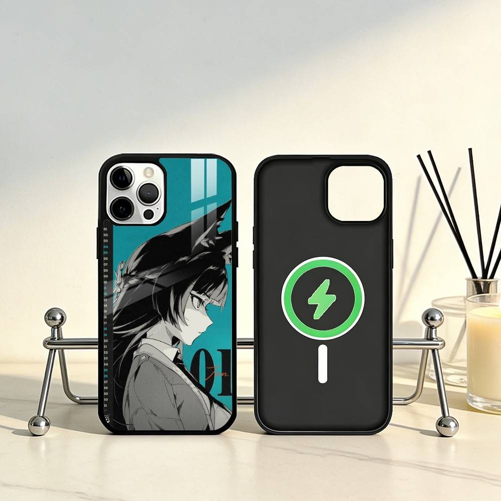 Zenless Zone Zero Miyabi Hoshimi Handyhülle Für iPhone17,16,15,14,13,12,11 Plus,Pro Max Magnetisch Für Magsafe Kabelloses Laden