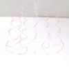 Festival & Birthday Swirl Ceiling Decorations: Hanging PVC Ornament for Windows, Corridors, and More.
