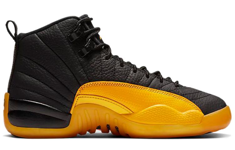 Jordan 12 Rétro Noir Or Universitaire GS 153265-070