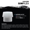 HALDER Simplex Sledge Hammer Polyethylene Diameter 80 (White) 3007.081