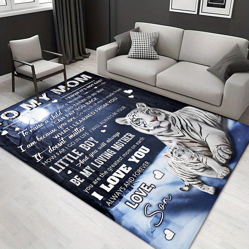 

1pc 23468500530 Pattern Carpet, Area Rug For Living Room Bedroom Room Bed Chair Laundry Entryway Corridor Yard Non-slip Outdoor Camping Rug 60cm by 90cm
