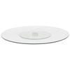 Rotating Serving Plate 60 Cm Tempered Glass