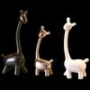 Light Luxury Ceramic Deer Family Statue