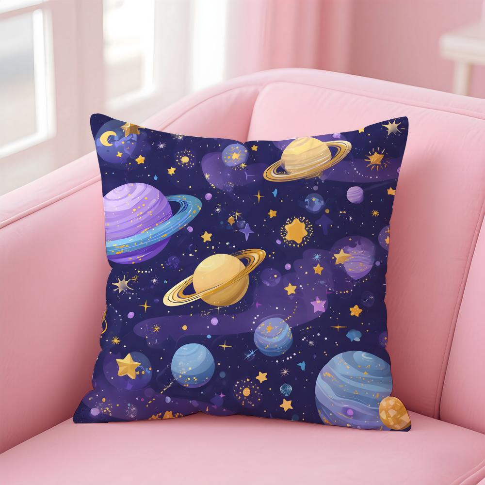 Uuniverse Cushion Cover Linen Pillowcase Cover Soft Decor for Sofa Home Room