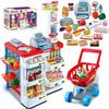 Supermarkt Stand Für Kinder Kasse + Einkaufswagen Matadi