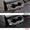Chrome Rear Cup Holder Panel Trim Decor Cover for Dodge Ram 1500 2018+ Interior