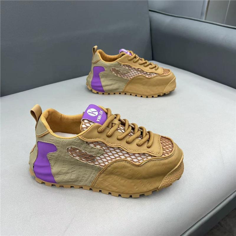 Spring new honeycomb mesh breathable soft bottom comfortable and casual qs