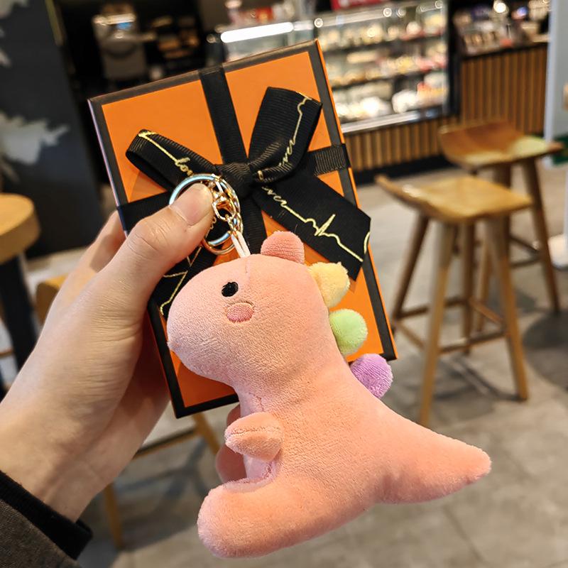 Pluszowy Brelok Mały Dinozaur - Urocza Zawieszka na Torby i Plecaki