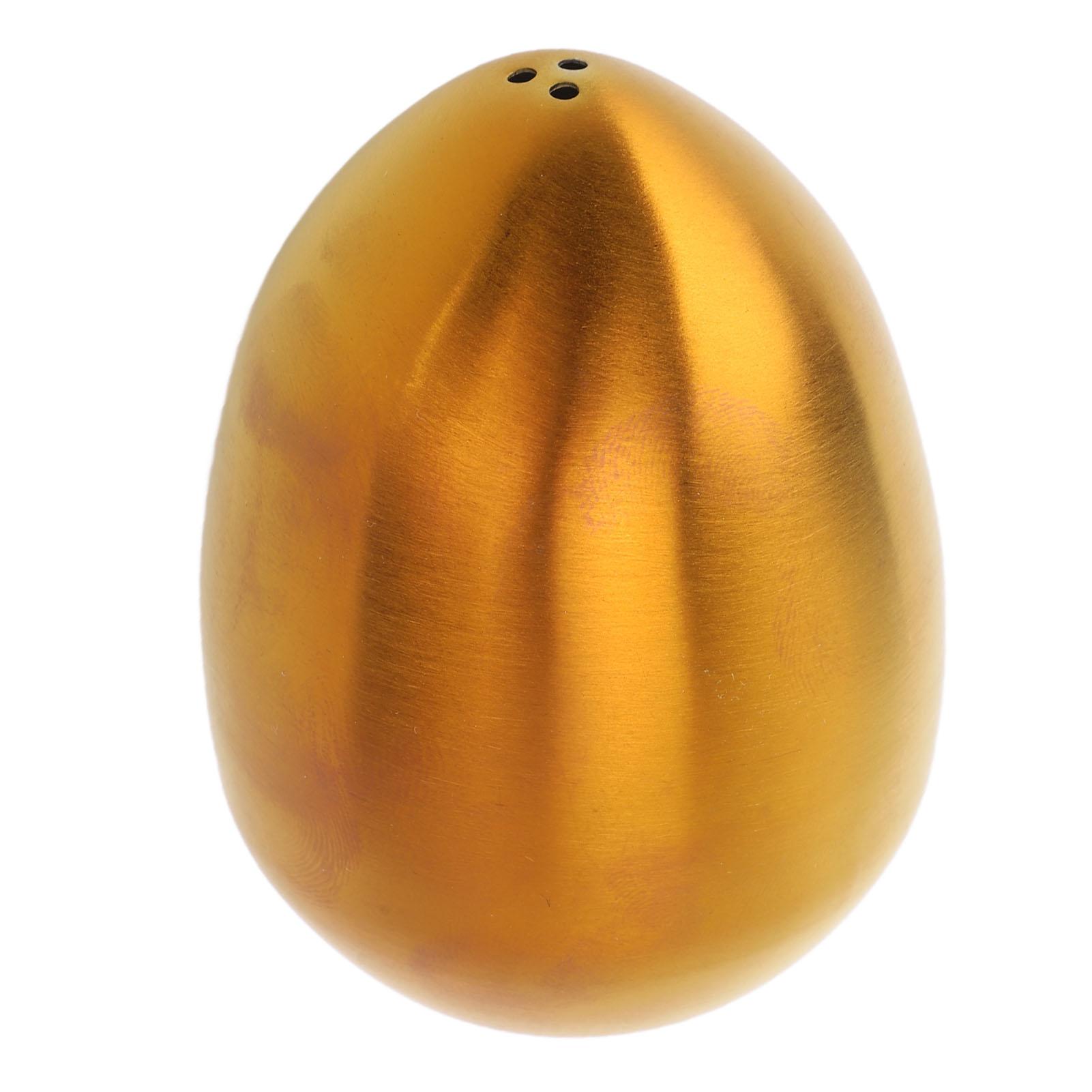 Многоцелевая банка для специй в форме яйца, герметичный диспенсер для соли и перца из нержавеющей стали с 3 отверстиями для Ki золотой