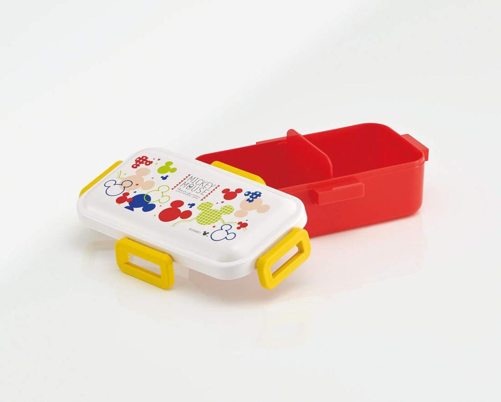 Skater Softly Served Lunch Mickey Colorful Made In PFLB6 Box, Mouse, Pop, Disney, Japan, 530ml,