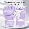 Guanti KickBoxing MMA Donna PU Karate Boxe Muay Thai Sacche per Pugno Guanti da Boxe Allenamento Adulti Bambini Attrezzatura Rosa