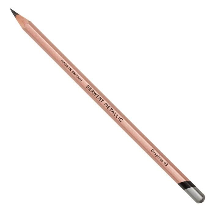 Crayon de couleur - DERWENT - METALLIC - Graphite - Mixte - Gris