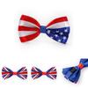 Stylish Union Jack Usa Flag Silk Bow Tie For Fancy Dress Costumes
