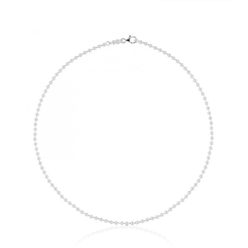 

tous Silver TOUS Chain Choker/nacklace /911902020 FREE