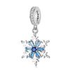 copper Blue Dolphin Shark Heart Nail Polish Flower Pendant Charm Compatible With Authentic Bracelets Diy Jewellery Accessories Bead
