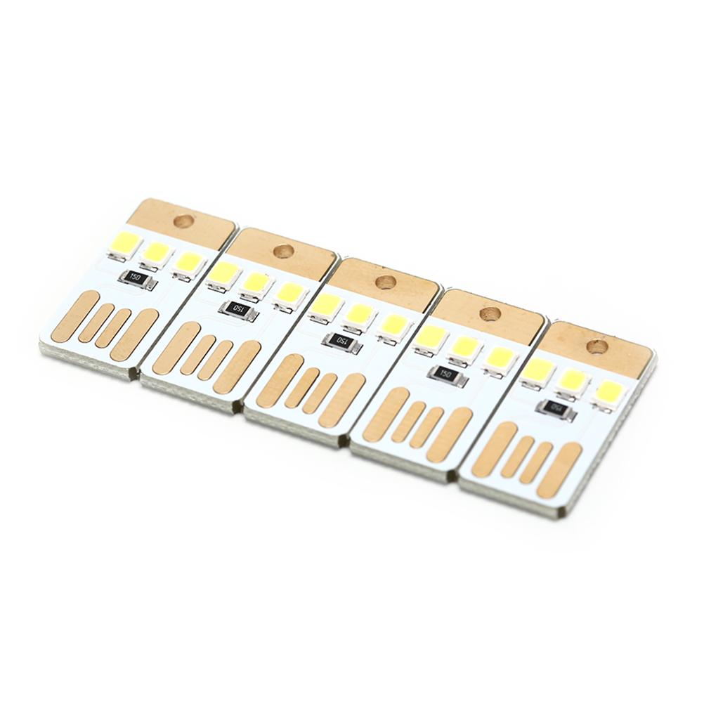 One / 5pcs 0.2W USB LED Bulb Book Light For Laptop PC Powerbank Night Lamp Mini Pocket Card USB Power LED Night Light