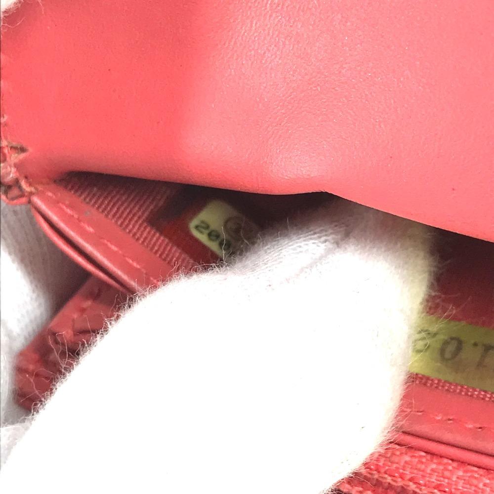 Chanel CC CC Mark Logo Long Wallet Flap Long Wallet Caviar Leather RedBased