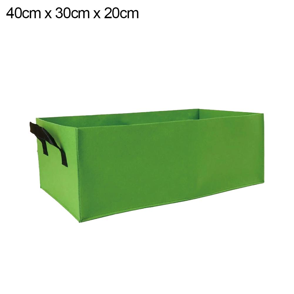 Rectangular Thickened Felt Planting Bag Growing Bucket Plant Growth Bag Multi-Functional Vegetable Plant Non-Woven Felt Growing