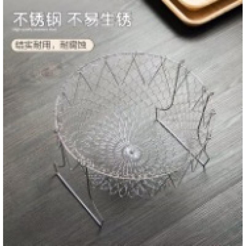 

Foldable Stainless Steel Colander Mesh Basket Drainer Frying French Cooking tool filter 304 stainless steel