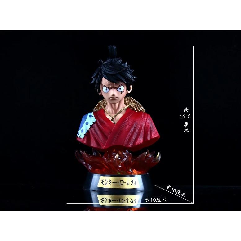 ONE PIECE GK 5th gear Nika Luffy, bust, bust, kimono Luffy, model ornament boxed figure