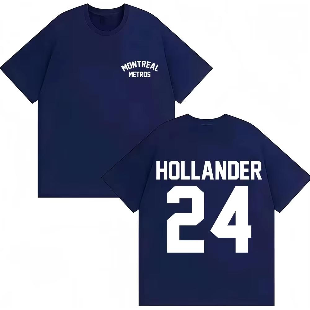 Heated Rivalry Shane Hollander 24 Montreal Metros TshirtS Unisexs Fashion Vintage Popular T Shirt Cotton ONeck Tshirts