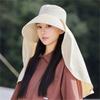 Wide Brimmed Sun Hat For Women Lady Adjustable Breathable Fabric Sun Protection Outdoor Fishing Hat Beach Travel