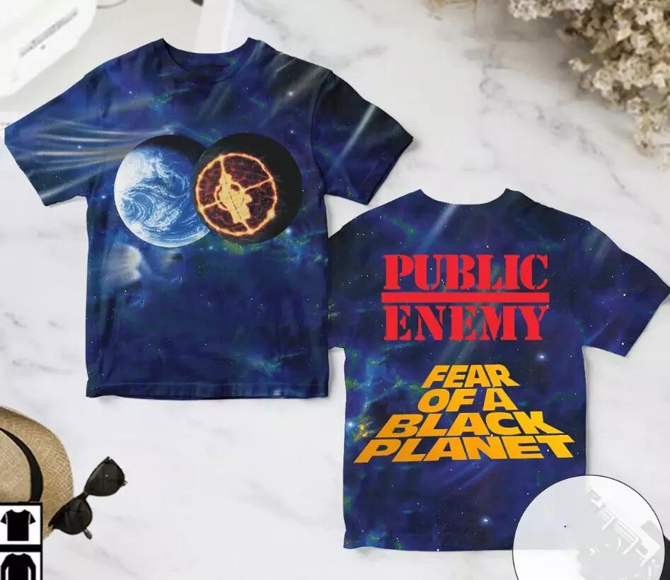 Public Enemy Fear Of A Black Planet Album AOP 3D T-shirt XXL