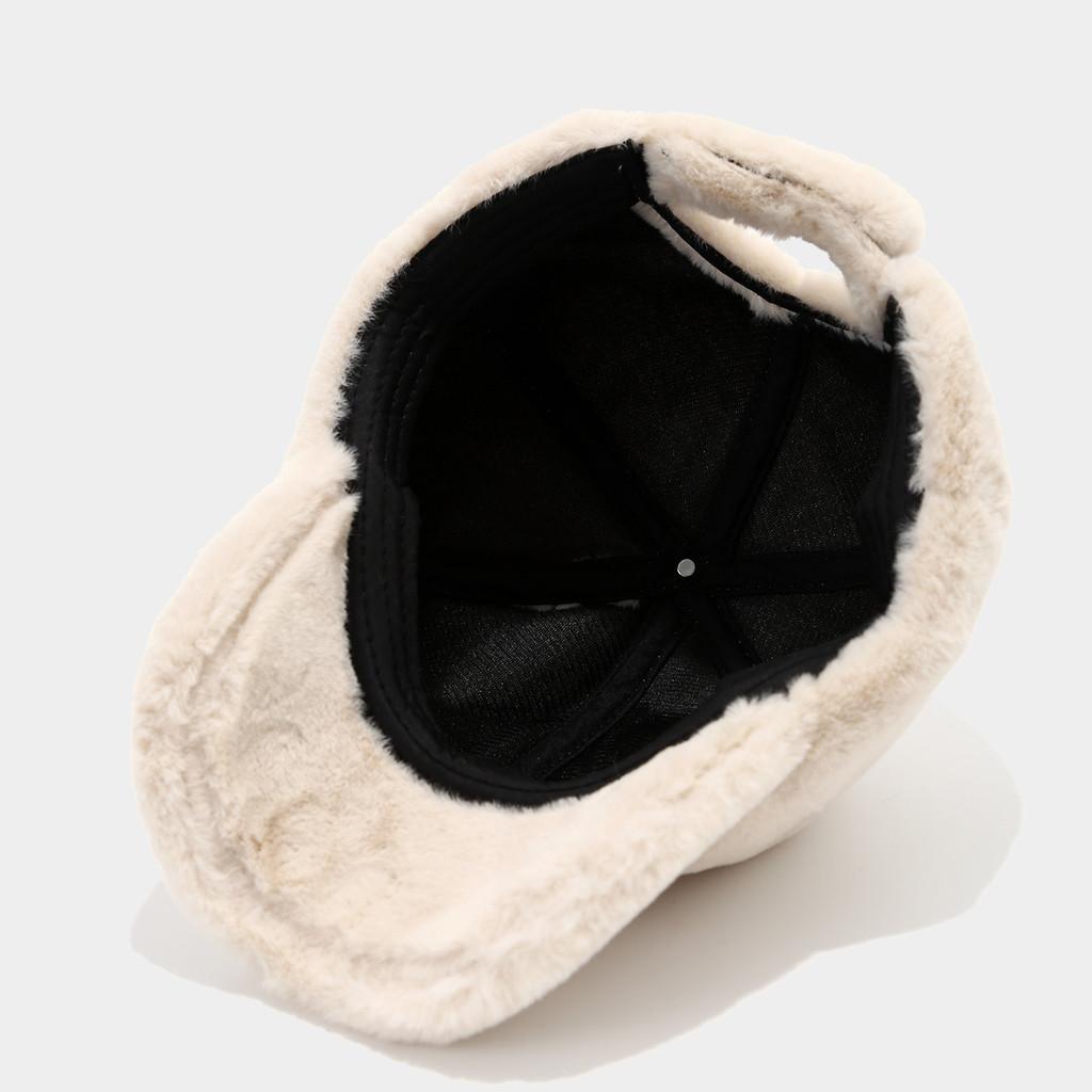 Minimalistische Baseballkappe im japanischen Stil aus Polyester für Herbst und Winter, Freizeitkleidung