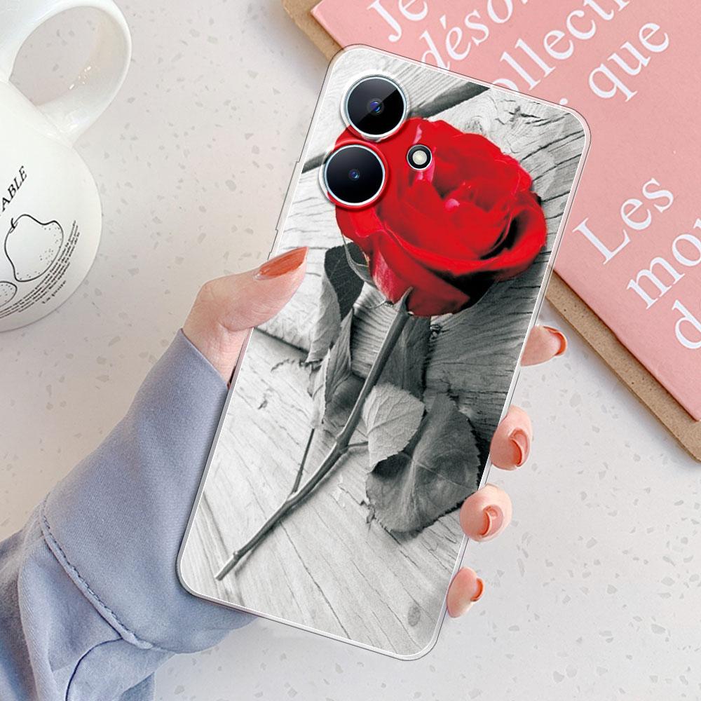 Per Custodia Realme Note 60 Per Copertura Realme Note 50 Bumper Antiurto Trasparente Morbido Silicone Custodia Telefono per Realme Note60 50 Funda