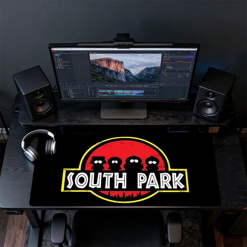 South Park Art Mouse Pad, Large Gaming Desk Mat, Non-slip XXL Mousepad for Laptop & Tablet, Mini PC Playmat with Stitched Edges