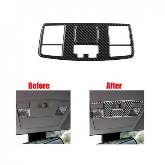 Carbon Fiber Car Rear Reading Light Panel Trim Sticker For Mazda RX-8 2004-2008
