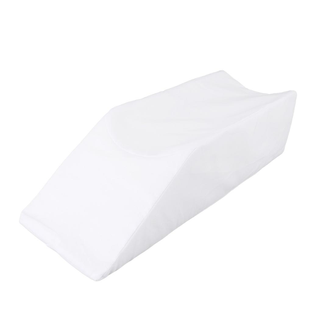 U Shape Leg Elevating Pillow White High Density Sponge Legs Sleeping Wedge Elevated Pillow for Knee