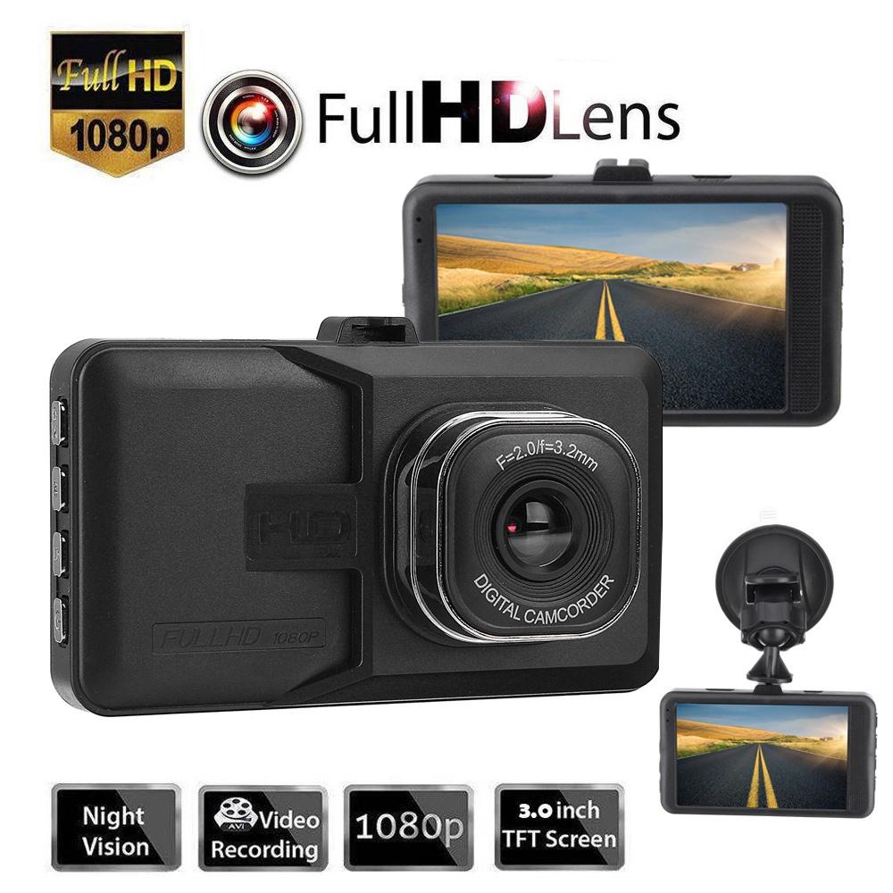 3 Inch HD Vehicle DVR Video Camera Recorder Dash Cam 1080P HDMI Wide Angle Night Vision Camera with Bracket