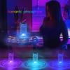 Round LED Crystal Table Lamp Touch Remote Control RGB Romantic Rose Colour Changing For Bedroom Bedside Decoration Night Lights