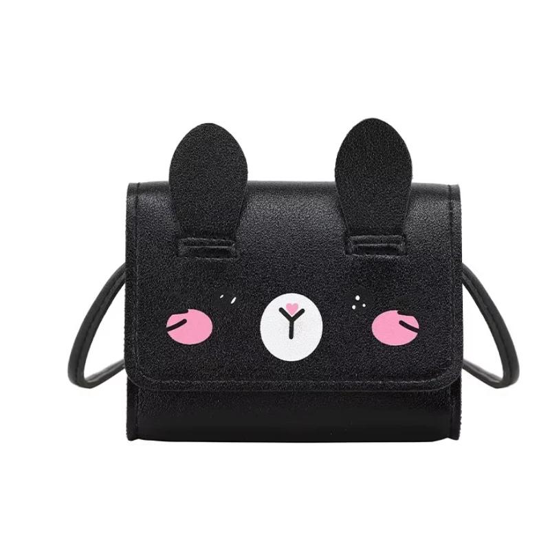 Kids Mini Handbag Cute Pu Shoulder Bag For Girls Princess Coin Purse Wallet