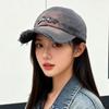 Unisex Retro Baseballkasket - Slidt Skygge, Ansigtsformende, Blød Top, Alsidig Dad Hat til Forår/Sommer