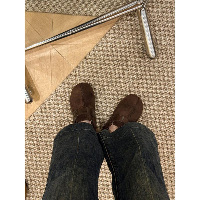 

Новые женские ретро-казуальные флисовые хлопковые туфли на толстой подошве, увеличивающие рост, с полной защитой 40 коричневый