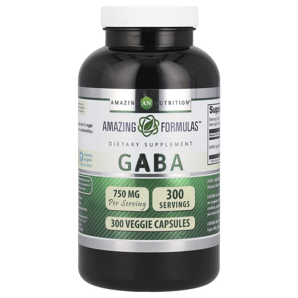 Gaba, 750 mg, 300 Gemüsekapseln