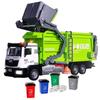 1:40 Camion dei Rifiuti Sanitario Cisterna Acqua Spazzatrice Auto Diecast per Bambini Veicolo Luci Suoni Giocattoli Educativi Per Bambini