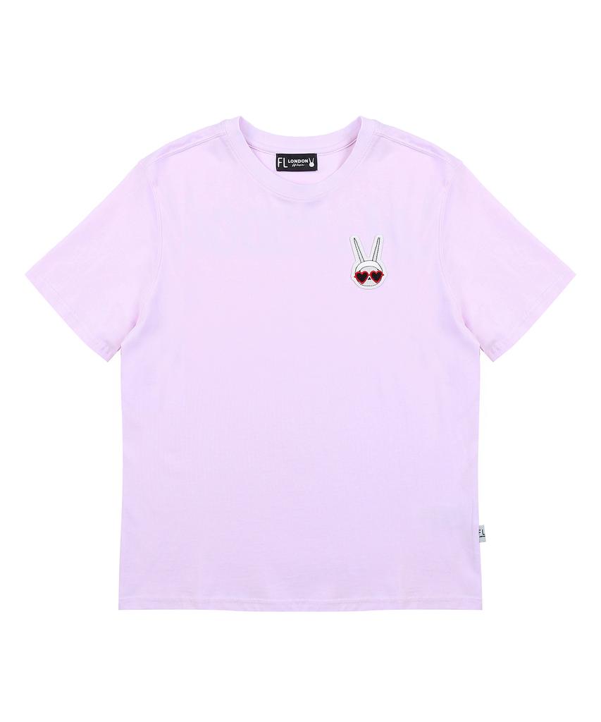 Pipilapin Women'S Small Wappen Logo Basic Short Sleeve T-Shirt/Fm9Wts14F Pink