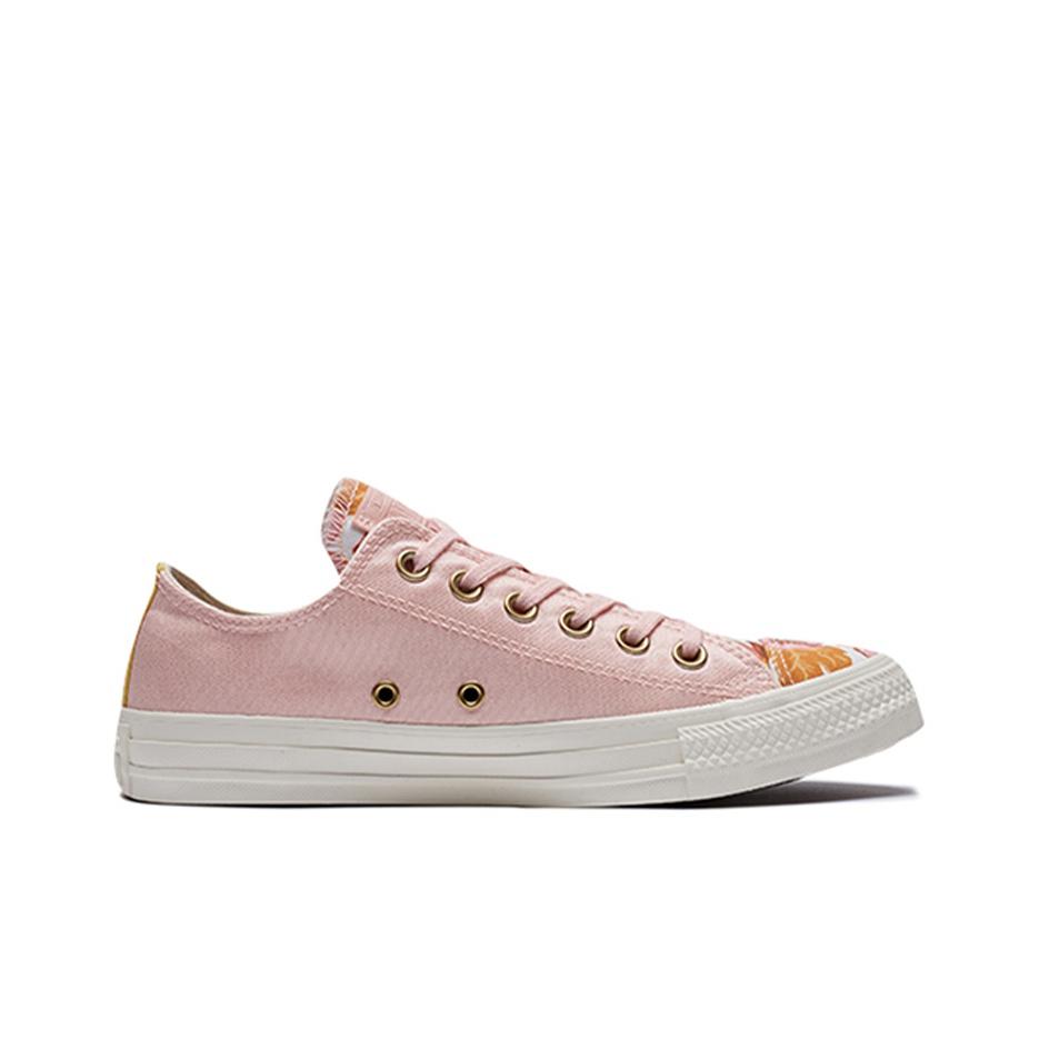 Converse Chuck Taylor All Star Lässige Vielseitige Low Top Canvas Schuhe Damen Sneaker Weiß Rosa 561664C