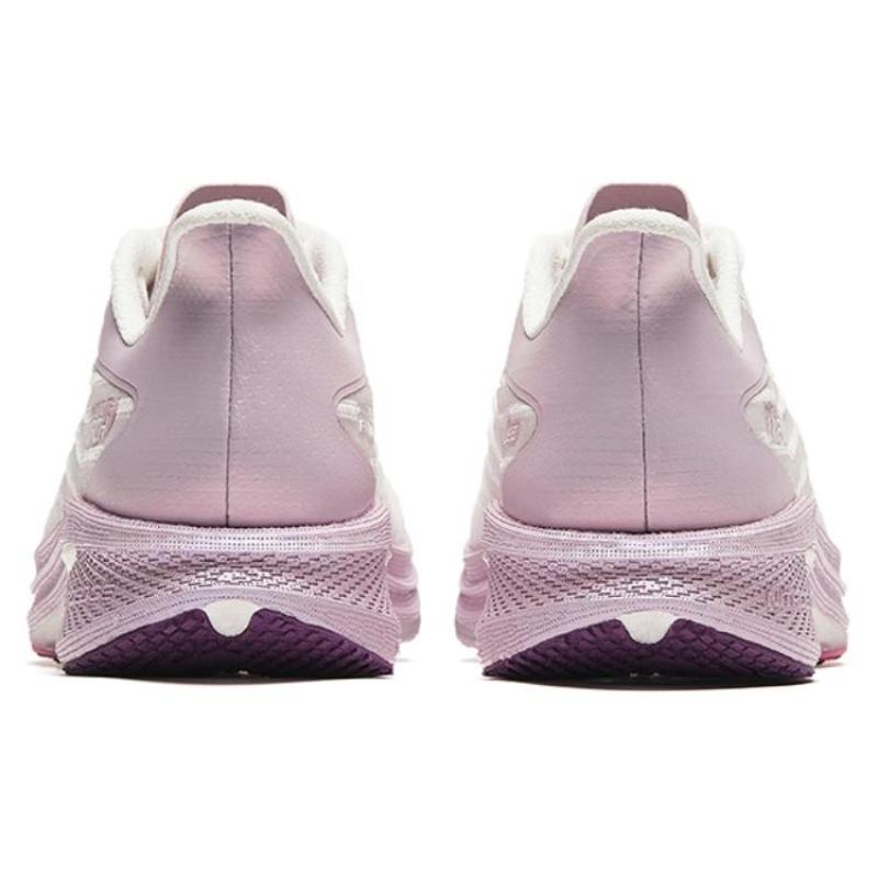 Anta MACH 4.0 Casual Cushioning Slip Resistant Low top Sprint Running Shoes Women's White Pink Sneakers 122425583-6